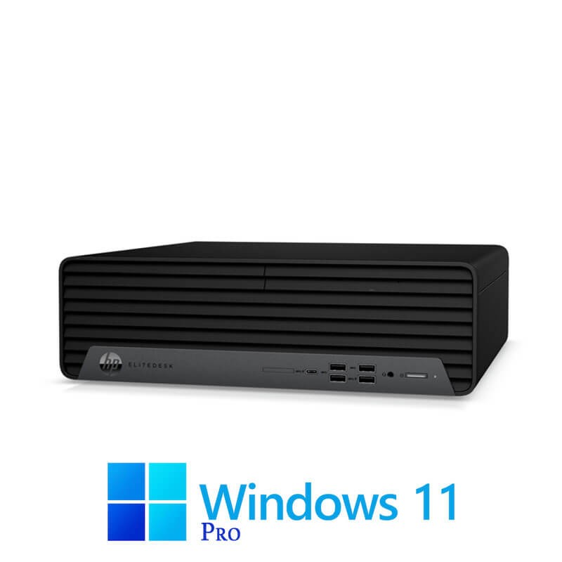 Calculatoare HP EliteDesk 800 G6 SFF, Hexa Core i5-10500, 16GB DDR4, Win 11 Pro