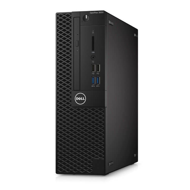 Calculatoare second hand Dell OptiPlex 3050 SFF, Quad Core i5-7500, 8GB DDR4, 256GB SSD