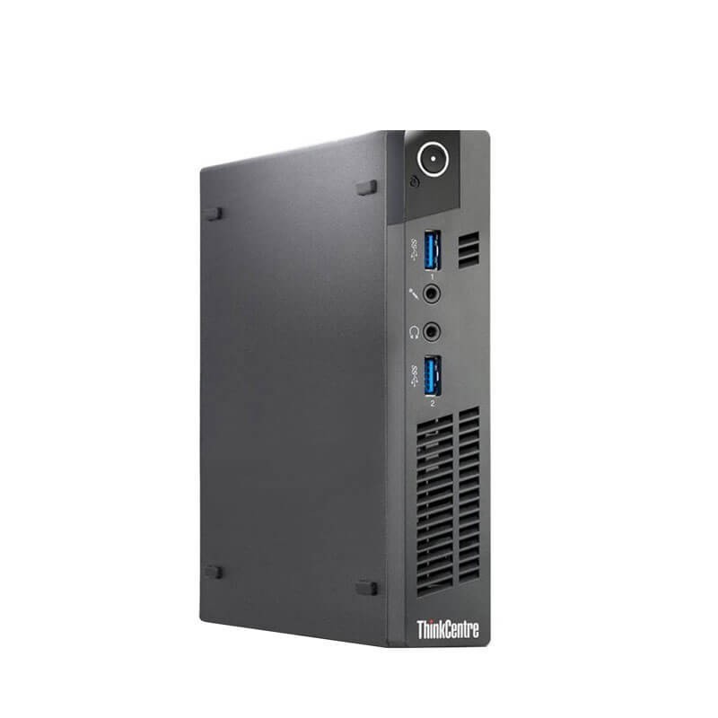 Calculatoare second hand Lenovo ThinkCentre M92P USFF, Quad Core i5-3470T Gen 3