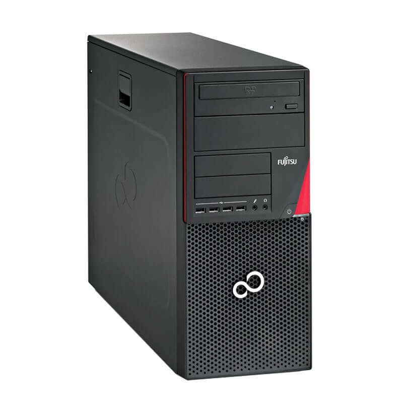 Calculator PCBarebone second hand Fujitsu ESPRIMO P756, Intel i3-6100 + Placi de baza + Carcasa + Sursa