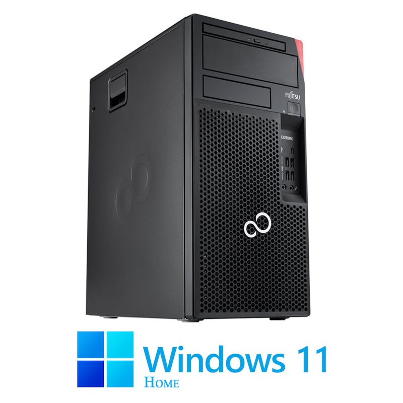 Calculator PCFujitsu ESPRIMO P758, Hexa Core i5-9500, 16GB DDR4, Win 11 Home