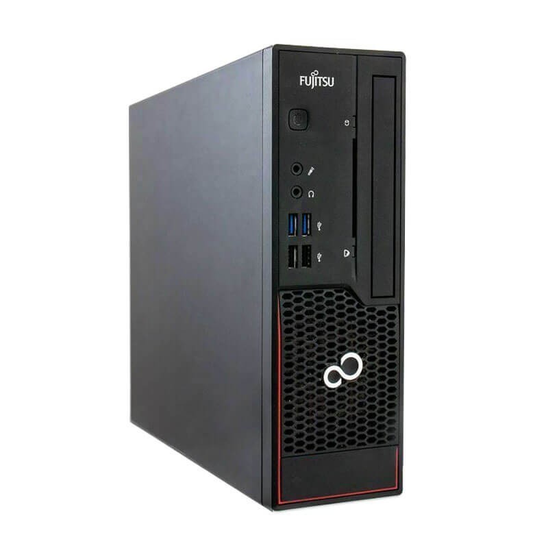 Calculator PCsecond hand Fujitsu ESPRIMO C910, Quad Core i5-3550S, 120GB SSD, 2 x Serial