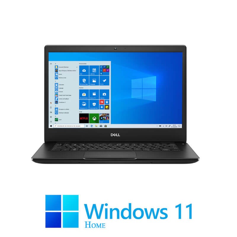 Laptop Dell Latitude 3400, Quad Core i5-8365U, 256GB SSD, Full HD, Win 11 Home