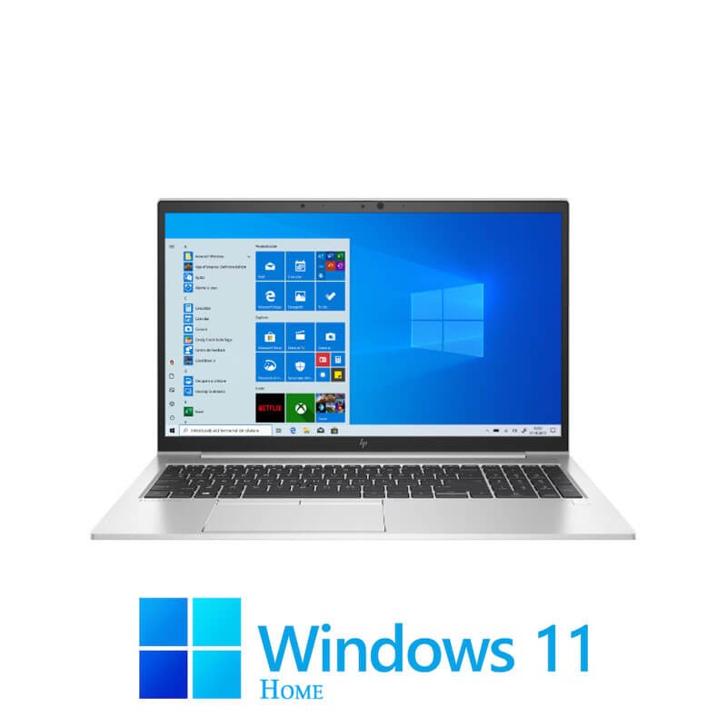 Laptop HP EliteBook 850 G7, Quad Core i5-10210U, 256GB SSD, Full HD, Win 11 Home