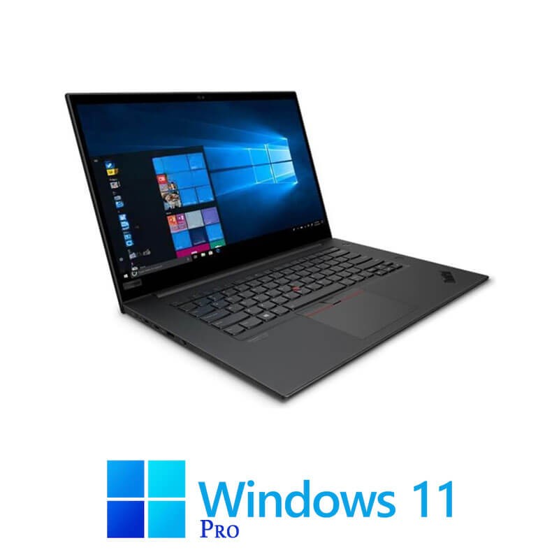 Laptop Lenovo P1 Gen 3, i7-10875H, 32GB, 1TB SSD, 4K, Quadro T1000, Win 11 Pro