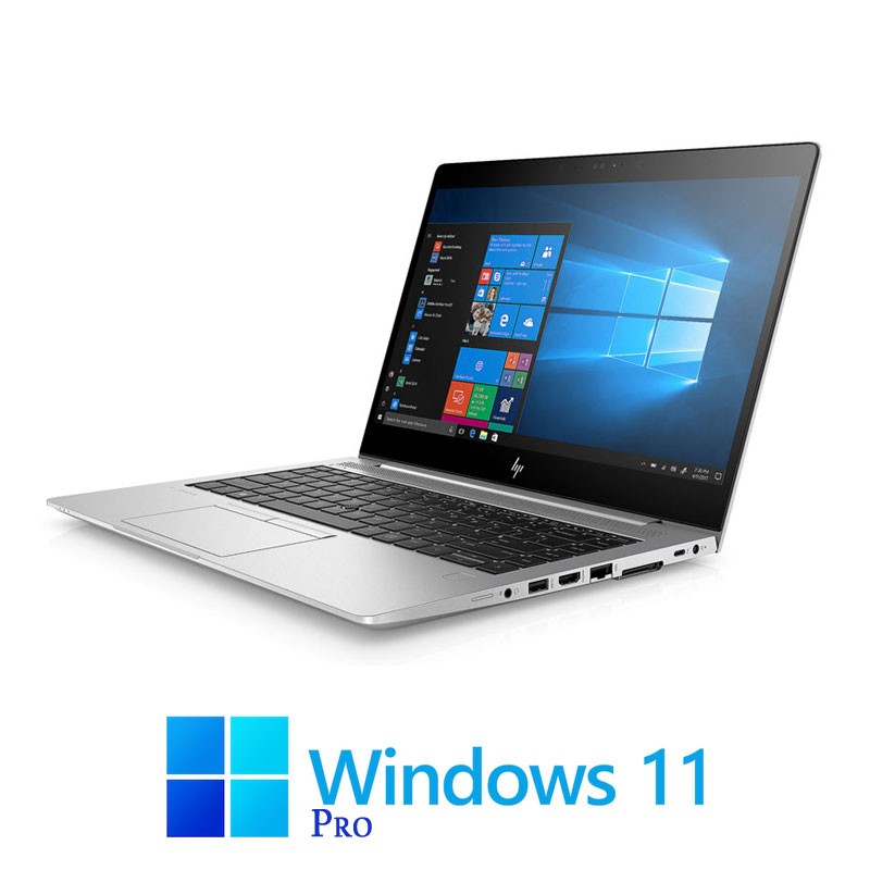 Laptopuri HP EliteBook 840 G5, Quad Core i5-8250U, SSD, Display NOU FHD, Win 11 Pro
