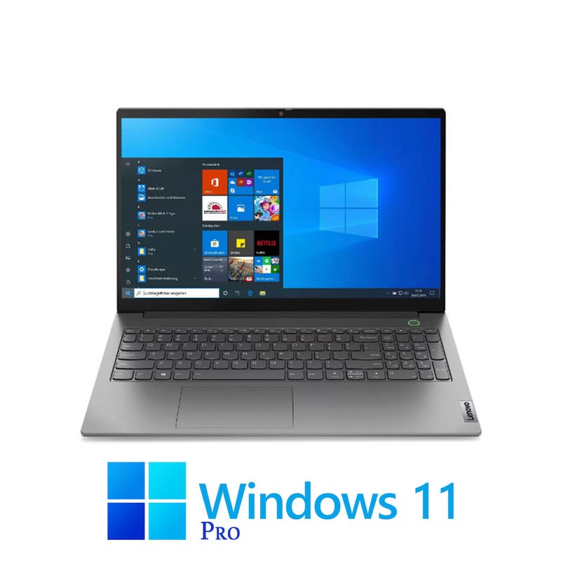 Laptopuri Lenovo 15 G2 ITL, Quad Core i5-1135G7, 16GB DDR4, SSD, Full HD, Win 11 Pro