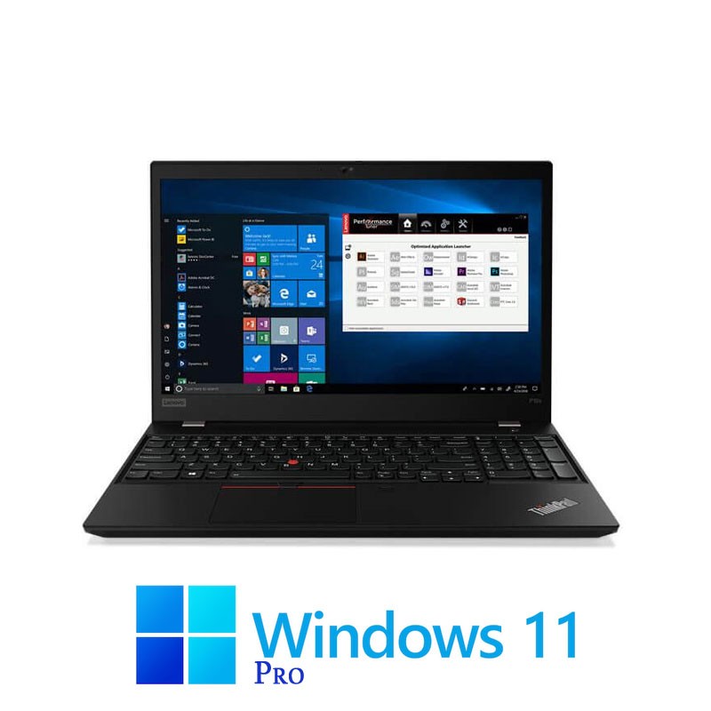 Laptopuri Lenovo P15s Gen 1, i7-10610U, SSD, Display NOU, Quadro P520, Win 11 Pro