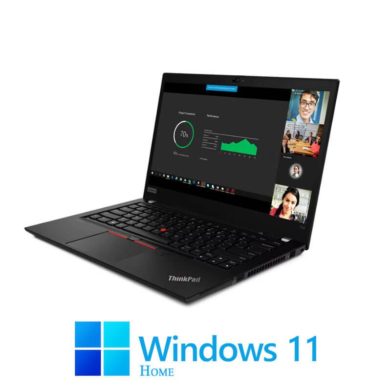 Laptopuri Lenovo T14 Gen 1, i5-10310U, 16GB, 512GB SSD, Display NOU FHD, Win 11 Home
