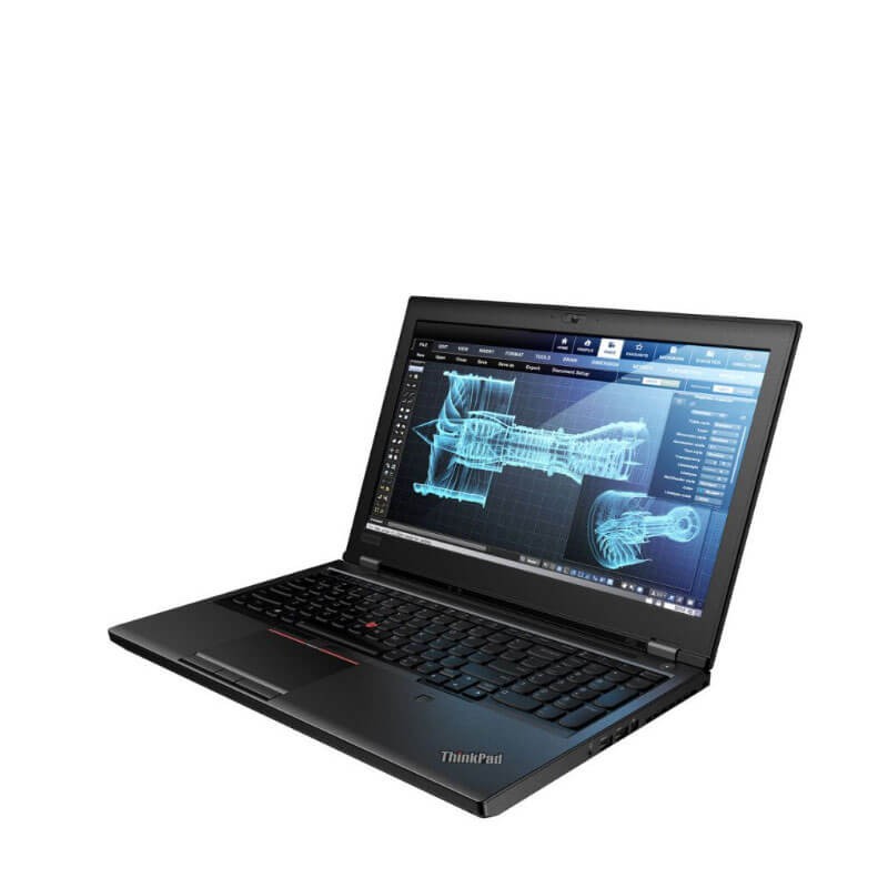 Laptopuri second hand Lenovo P52, Hexa Core i7-8750H, 32GB DDR4, SSD, Quadro P1000 4GB
