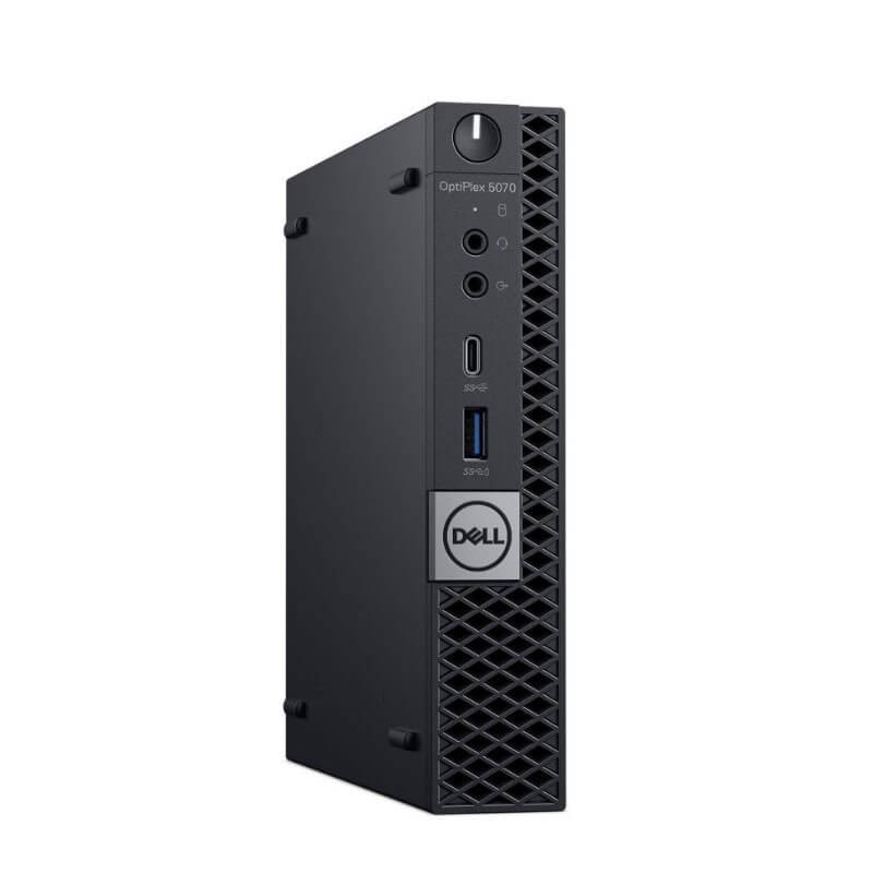 Mini Calculatoare second hand Dell OptiPlex 5070, Intel Hexa Core i5-9500T, 16GB DDR4, 256GB SSD