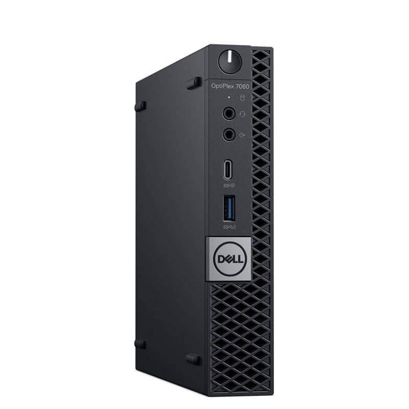 Mini Calculatoare second hand Dell OptiPlex 7060, Intel Hexa Core i5-9500, 16GB DDR4, 256GB SSD
