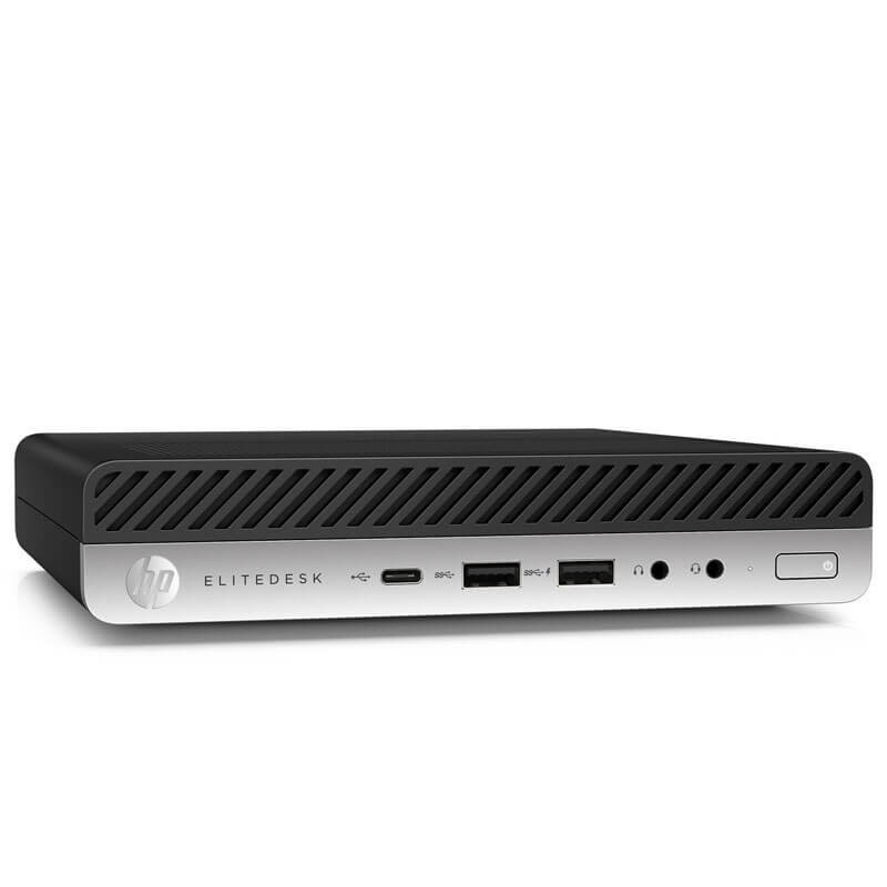 Mini Calculatoare second hand HP EliteDesk 800 G4, Intel Hexa Core i5-8500T, 16GB DDR4, 256GB SSD