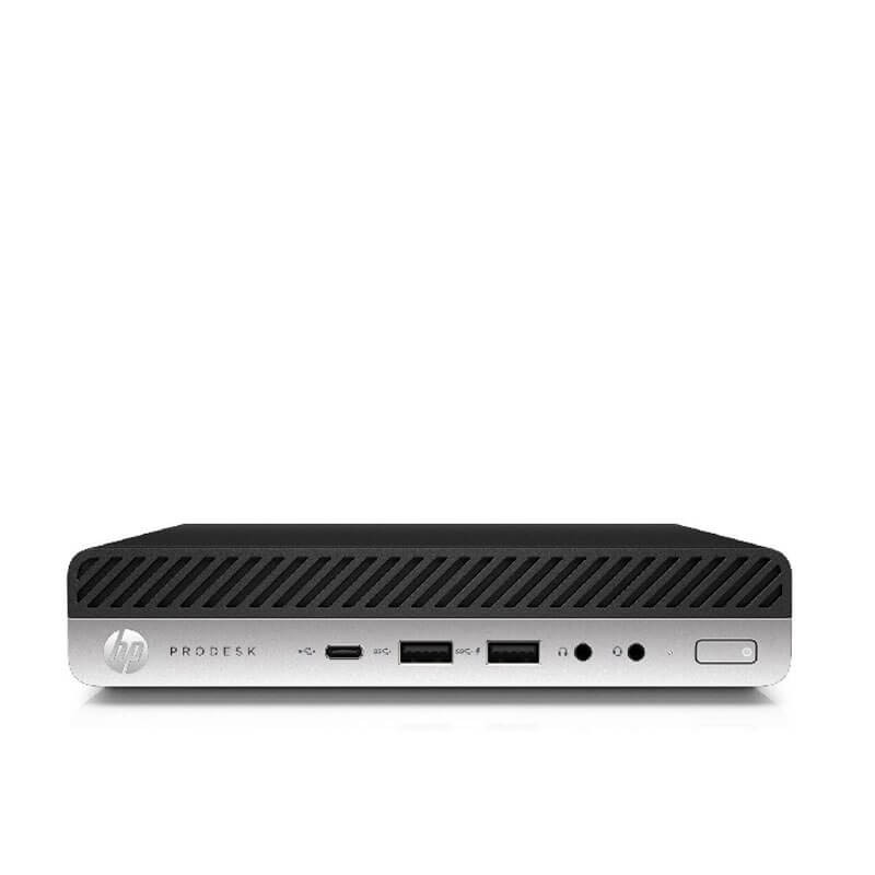 Mini Calculatoare second hand HP ProDesk 600 G4, Intel Quad Core i3-8100T, 16GB DDR4, 256GB SSD