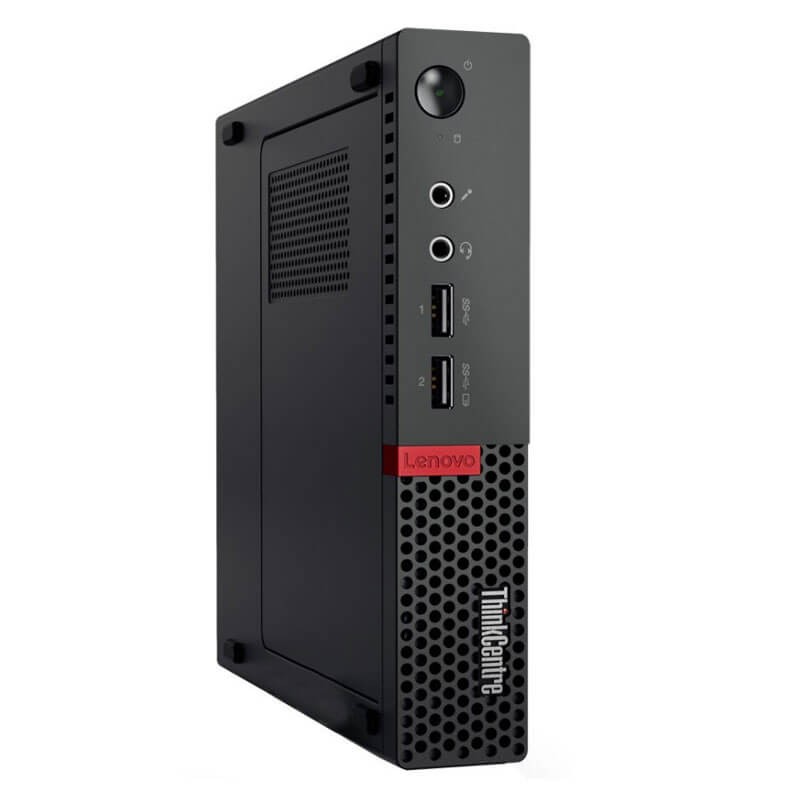 Mini Calculatoare second hand Lenovo ThinkCentre M710q, Intel Quad Core i5-7500T, 8GB DDR4