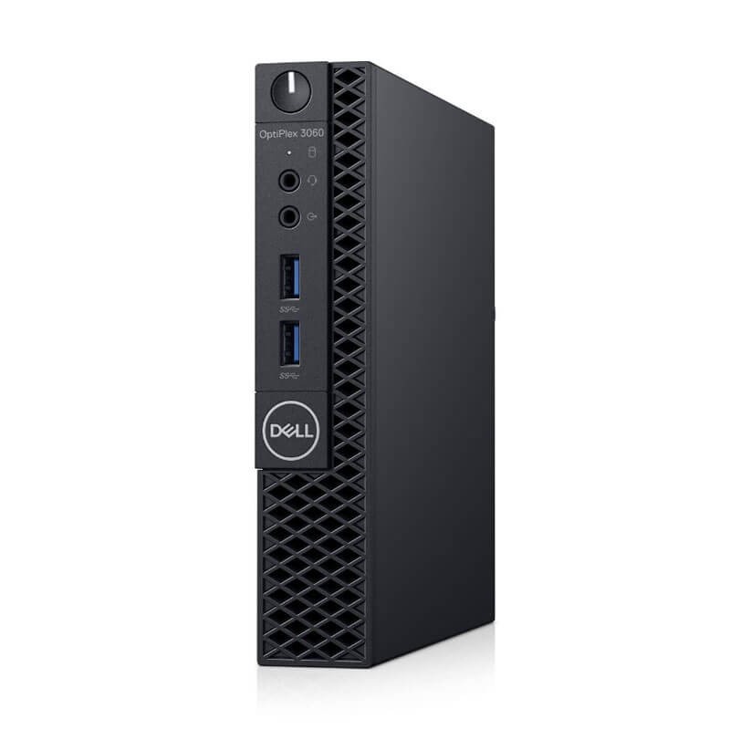 Mini Calculatoare SH Dell OptiPlex 3060, Intel Quad Core i3-8100T, 256GB SSD