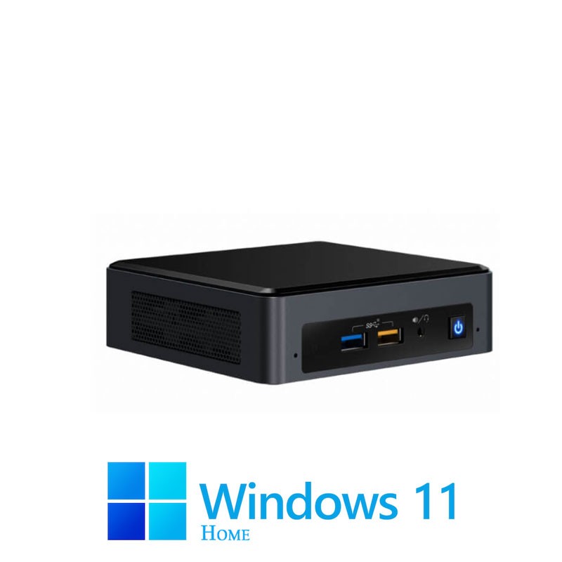 Mini Calculatoare Tarox Intel NUC8i3BEK, Intel i3-8109U, 8GB DDR4, 256GB SSD, Win 11 Home