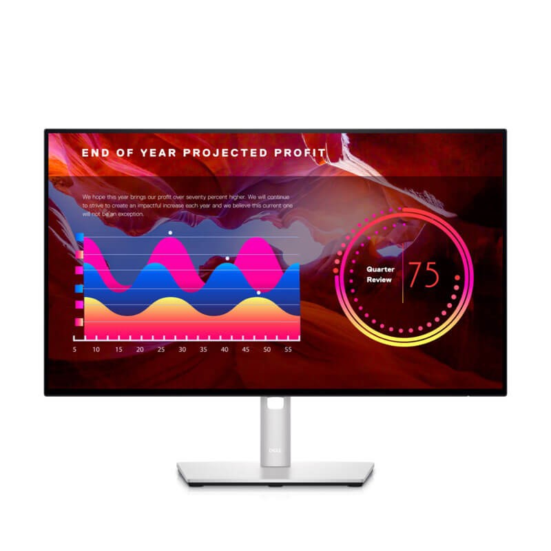 Monitor LED Dell UltraSharp U2422H, 24 inci Full HD, 1920 x 1080p, Panel IPS