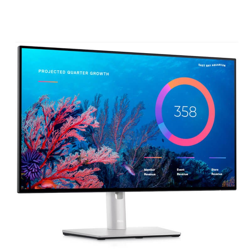 Monitor LED second hand Dell UltraSharp U2422HE, 24 inci Full HD, Grad A-, Panel IPS