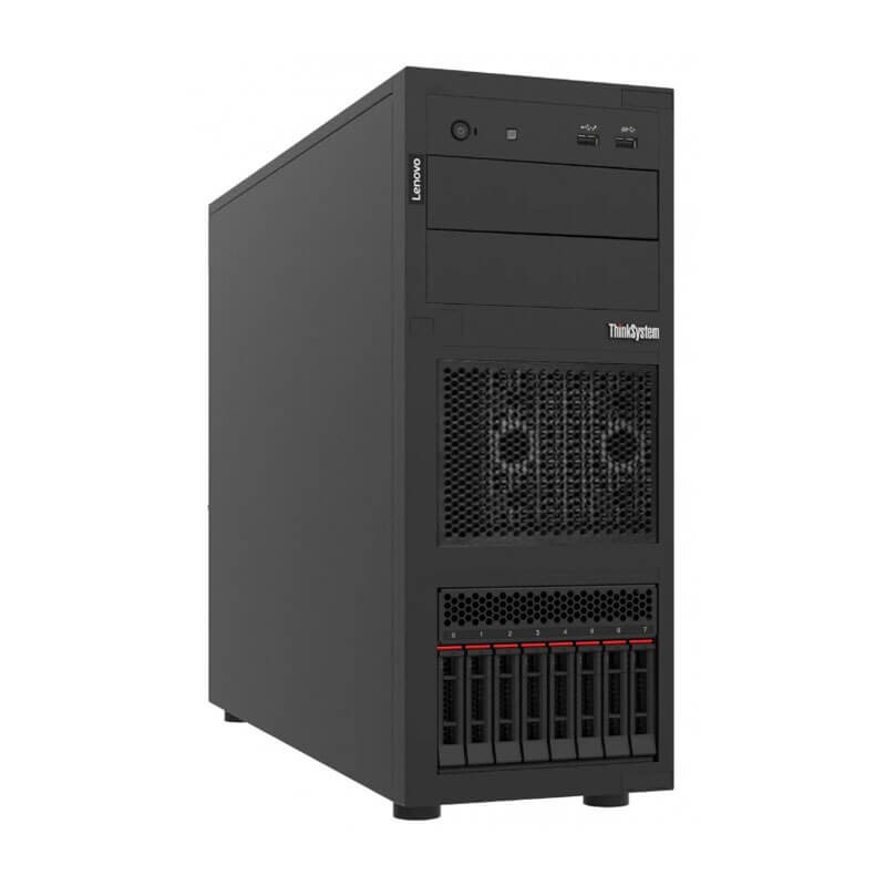Server Lenovo ThinkSystem ST250, Quad Core E-2124, 8 x 2.5