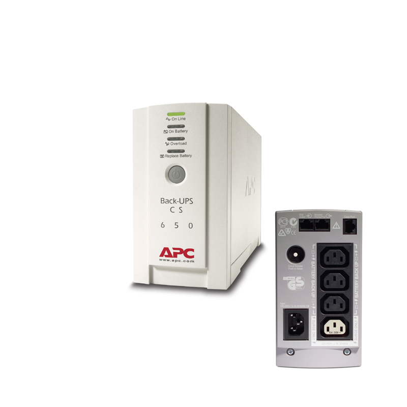UPS SH ACalculatoare Back-UPS CS 650 VA, BK650EI, Baterii Noi